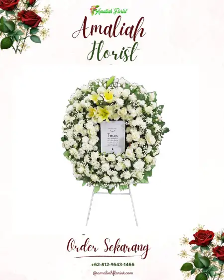 Krans Bunga Duka Srebegan